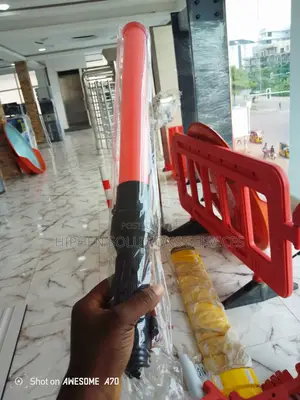 White LED Safety Baton For Traffic Control