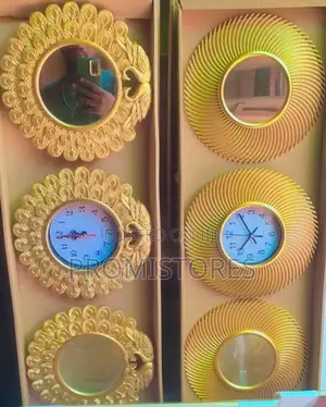 3 in 1 Wall Gold Decorating Clock.