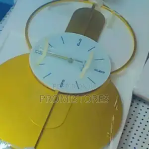 Wall Gold and White Decorative Clock