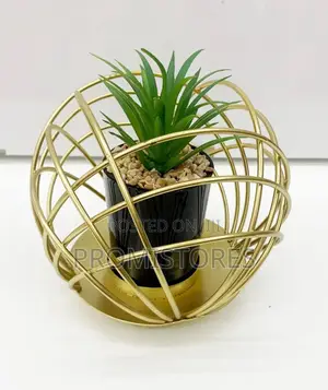 Gold Table Flower Decoration