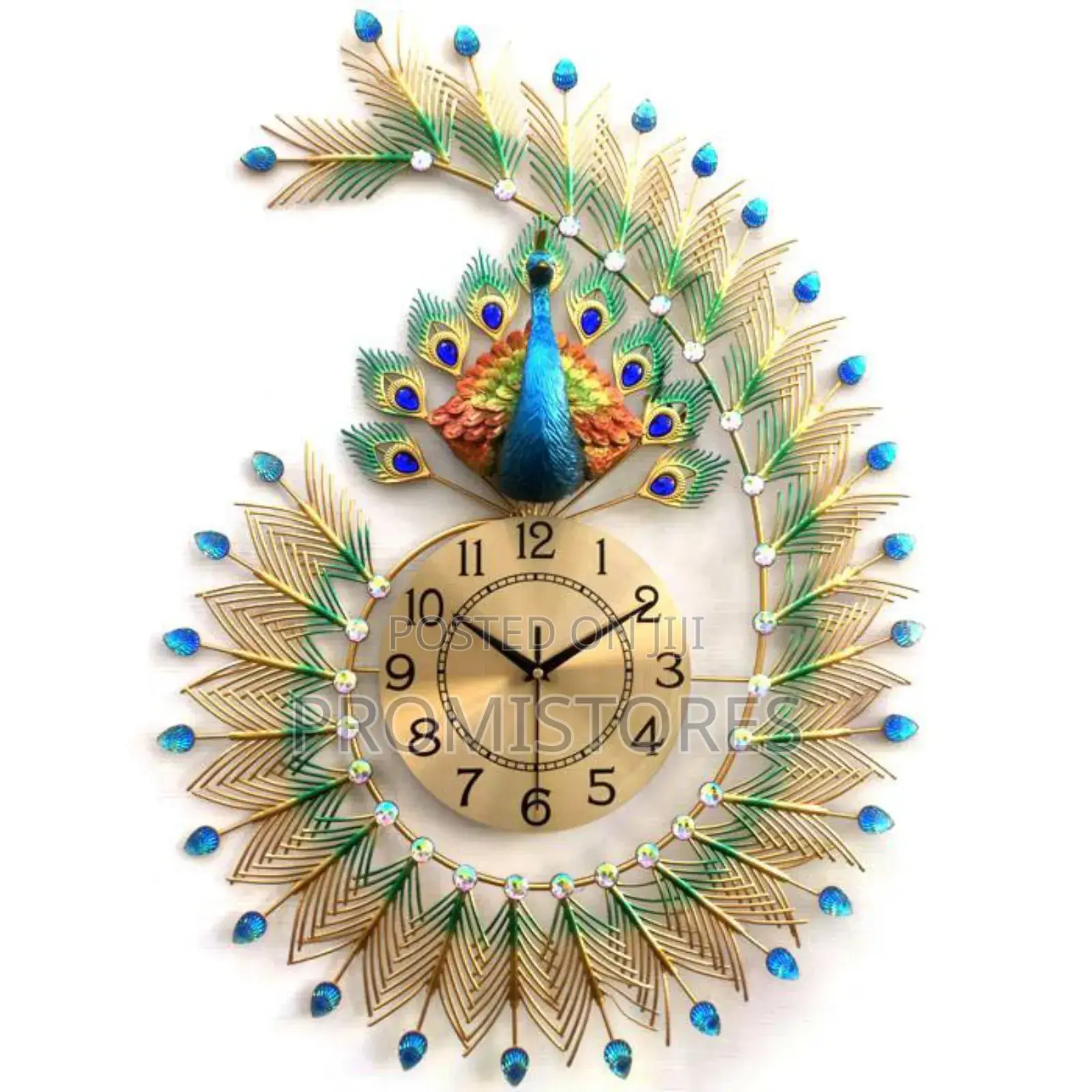 Peacock Design Wall Clock