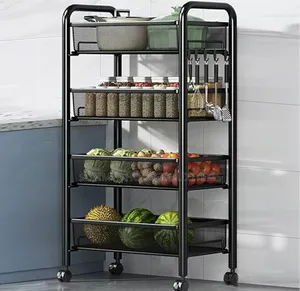 4layers Iron Multiple-Use Trolley Cart Organiser