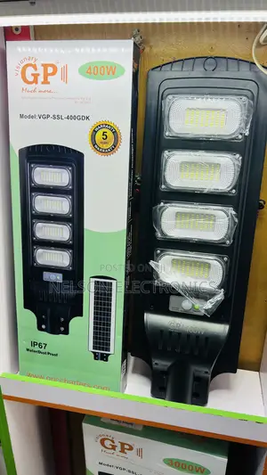 Gp 400watt All in Solar Street Lights With 5 Year Warranty