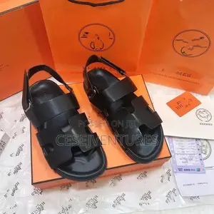 Unisex Black Sandals