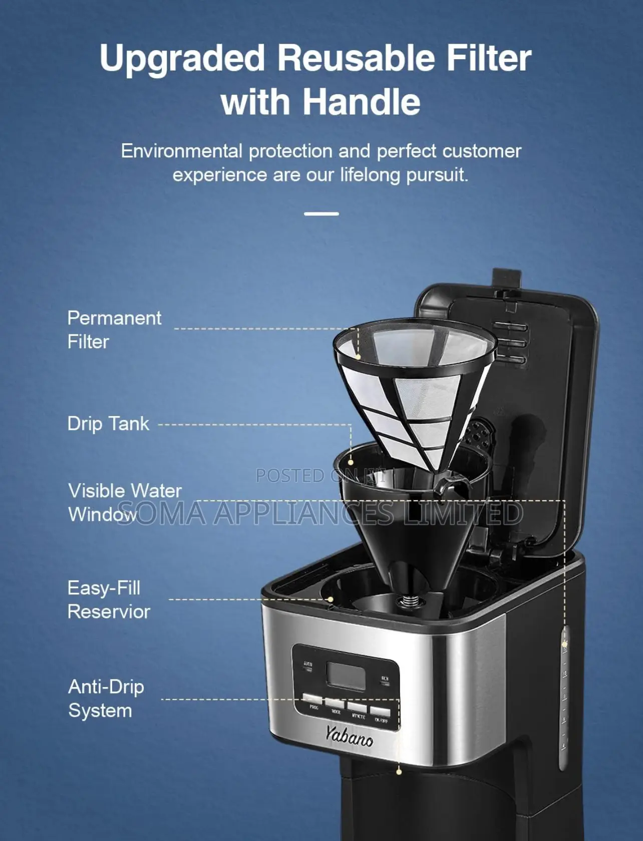 Morrisons Digital Filter Coffee Maker