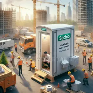 Clean and Convenient Mobile Toilets for Lagos Worksites