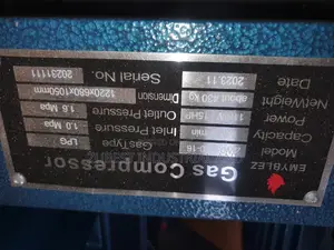 15hp Lpg Gas Compressor