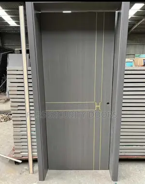 Wooden Door Normal Height (Gray)