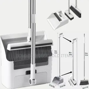 3-in-1 Broom and Parker With Floor Brush Set.