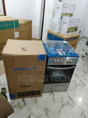 Durable Powerful - Maxi Gas Cooker 3 Burner + 1 Electric .