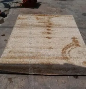Plain Gold Centre Rug 4 by 6 Feets