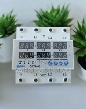 3phase Adjustable Voltage Protector/Current/Load Limiter 63a