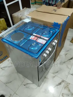 Maxi Gas Cooker 50X50(3 Burner +1 Electric)