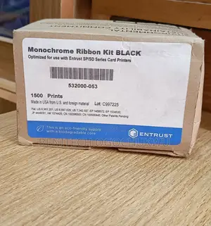 Entrust Monochrome Ribbon Kit Black Print Ribbon
