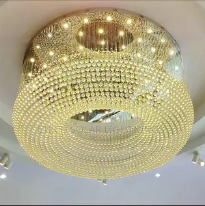 Flush Mount Modern Led Rain Drop Chandelier Light