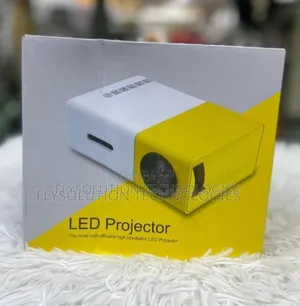 Portable LED Display Mini Projector | Yellow Box