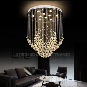Luxury Modern Living Room Open Parlor Led Chandelier Light