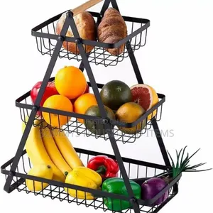 3 Tier Fruit Basket Detachable Rack Stand