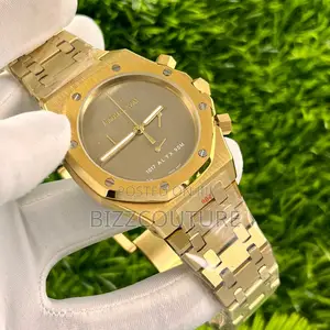 Original Audemars Piquet 1017 Al Yx 9sm Gold Chain Watch
