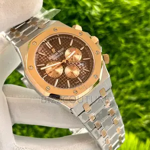 Original Audemars Piquet Chronograph Silver Chain Watch