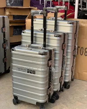 Set of 3 Aluminum Hardshell Luggage Box
