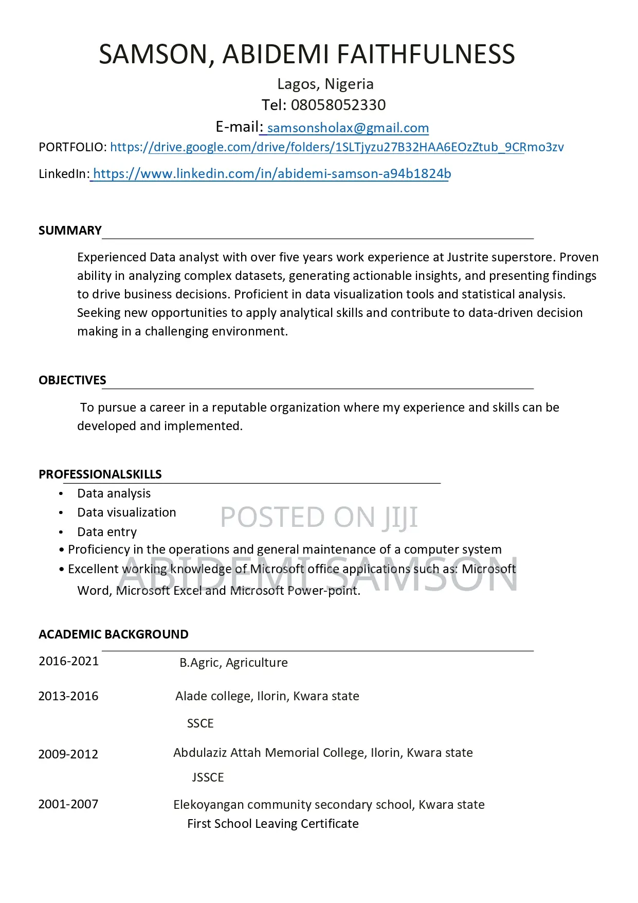 Data Analyst