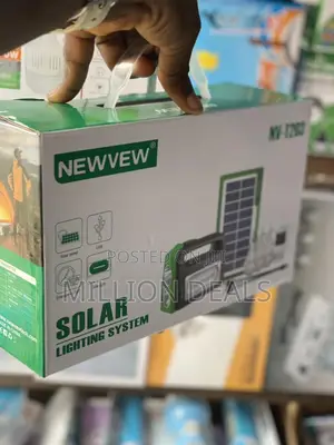 Portable Solar Lighting With Bulbs
