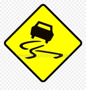 High Quality Slippery Road Sign