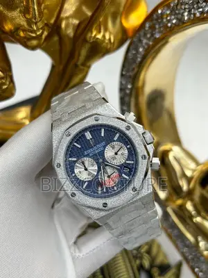 Original Audemars Piquet Blue Dail Silver Chain Watch