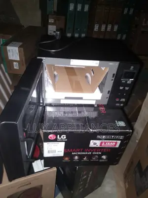 Black Smart Lg 25l Microwave