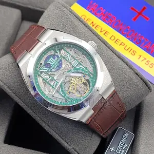 Original Vacheron Constantin Mechanical Brown Leather Watch