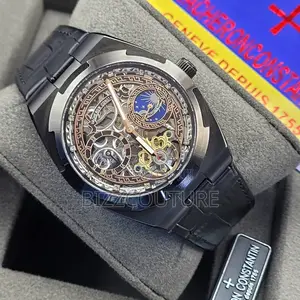 Original Vacheron Constantin Mechanical Black Leather Watch