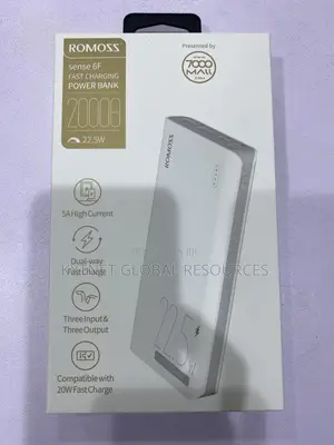 SENSE 6F 20000mah 22.5w Romoss Power Bank