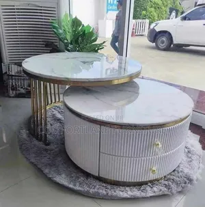 Two in One Marble Centre Table With Drawers