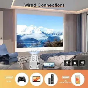 Smart Android Projector Hy3000 Capable of Netflix.