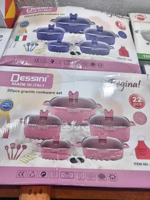 Dessinni 22 Peices Granite Coating Cookware/Pot Set
