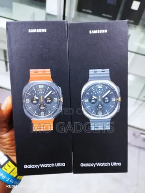 Samsung Watch Ultra Orange and Grey Straps