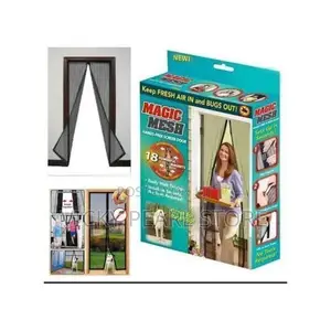 Magic Mesh Anti-Mosquito Hands-Free Screen Door Curtain.
