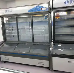 Fridge/Freezer 6ft Supermarket Showcase/2temperaturs Display