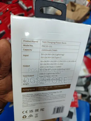 Romoss 22.5w 20,000mah With Built-in Cable Power Bank