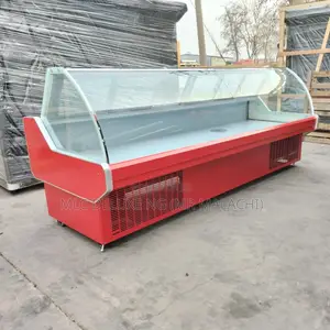 8feet Industrial Meat Chiller Showcase Fresh Meat Display