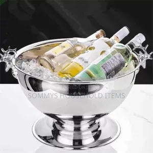 European Deer Head Champagne Ice Wine Bowl