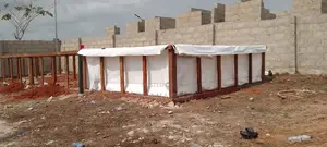 Wooden Tarpaulin Fish Pond