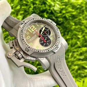 Original Graham Chronograph Gray Rubber Strap Watch