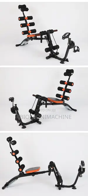 6-in-1 Folding Adjustment Table Dumbbell Stool Abdominal