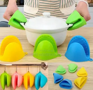 2pcs Silicone Oven Mitts/Pot Holders