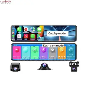 Ultra HD 10" Car DVR Camera Dual View IPS Touchscreenwifi