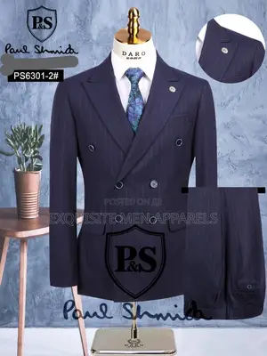Turkish Paul Smith Double Breasted Pinstripes Men’S Suit