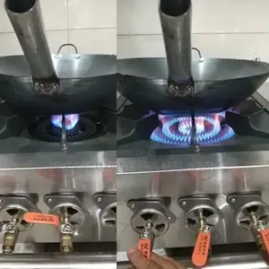 Double Phase Industrial Restaurant Gas Cooker/High Pressure