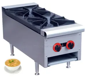 Slime Type Industrial Gas Cooker (2 Burners)Table Gas Cooker